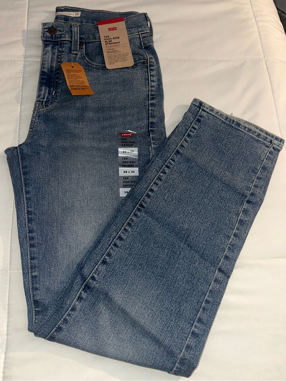 Levi's High-Rise Straight Jeans